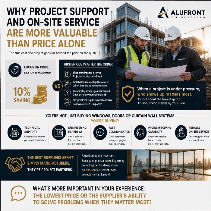 Why Project Support and On-Site Service Matter More Than Price in Construction Projects