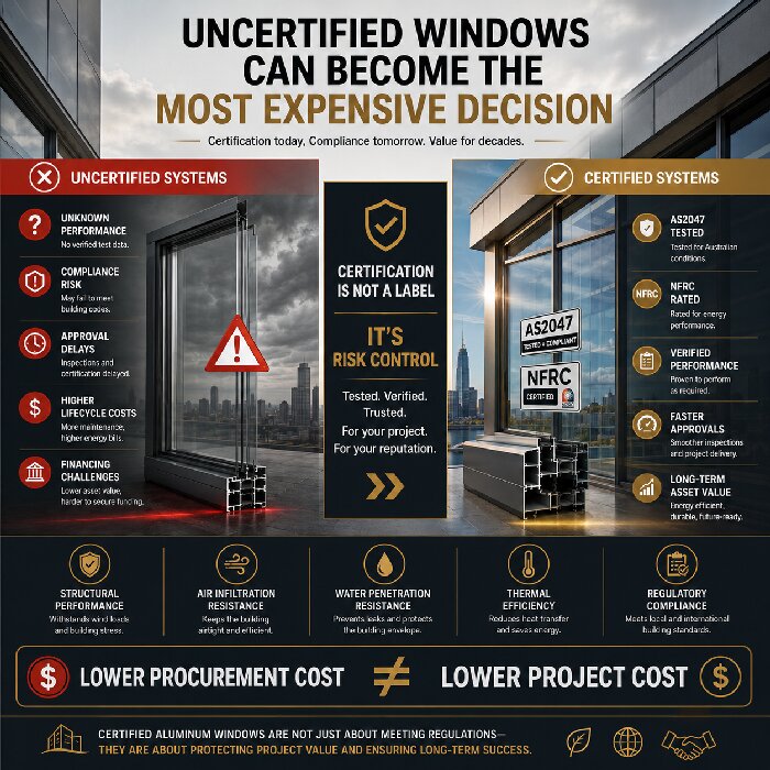 Energy Efficiency Standards for Aluminum Windows: Why AS2047 and NFRC Certification Matters