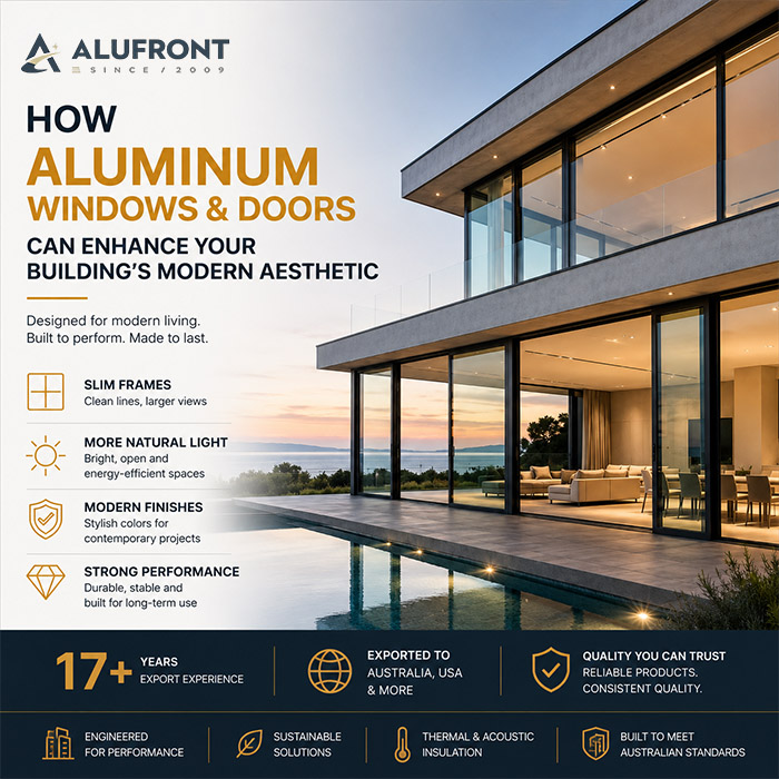 How Aluminum Windows & Doors Can Enhance Your Buildings Modern Aesthetic