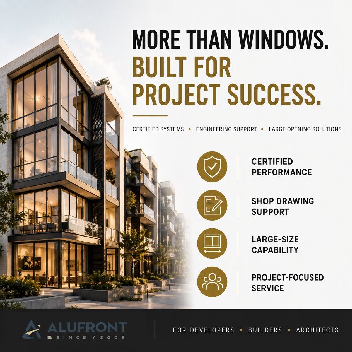 What Makes ALUFRONT Aluminum Windows a Better Choice for Developers?