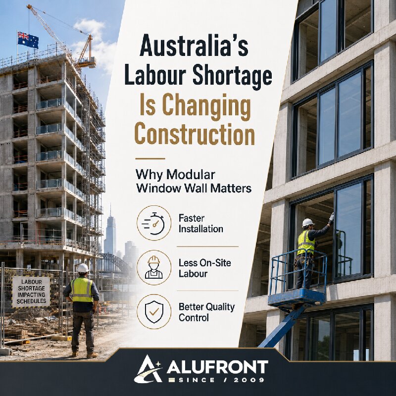 Why Modular Window Wall Systems Matter as Australia Faces Construction Labour Shortages