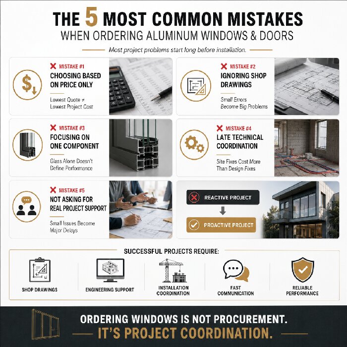 What Are the Most Common Mistakes When Ordering Aluminum Doors and Windows?