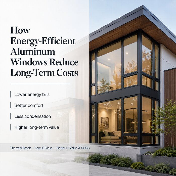 How Can Energy-Efficient Aluminum Windows Lower My Project Costs?
