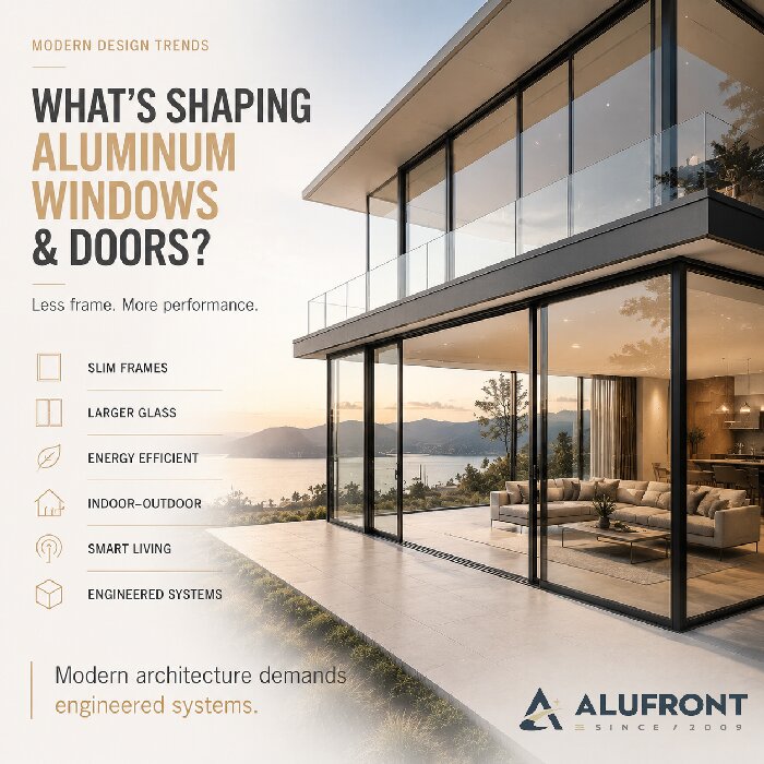 What Design Trends Are Shaping Modern Aluminum Windows & Doors?