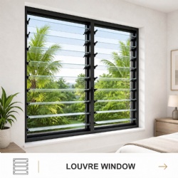 ALUFRONT Airflow™ Glass Louvre Window System