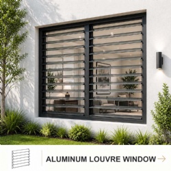 ALUFRONT Airflow™ Aluminum Louvre Window System