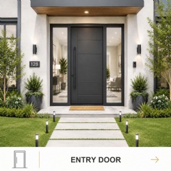 ALUFRONT Noir™ Luxury Entry Door System